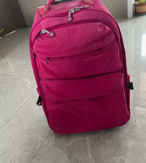 非常实用耐磨用不坏的可背可拉可登机单杆旅行...