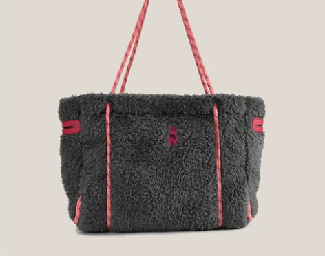 优尚女包姜饼人毛绒大容量托特包2021冬季...