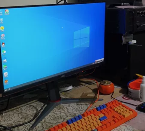 电脑一套 AOC液晶显示器27G2 2k ...