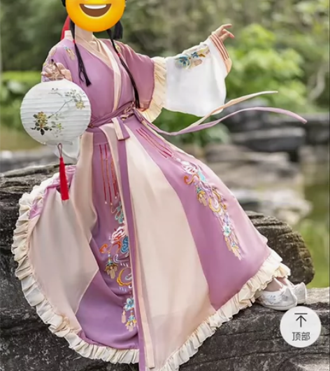 全新晋制汉服一套80元,有吊牌 感兴趣的话...