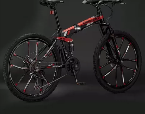 折叠山地自行车成年人变速越野单车男女超快赛...