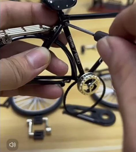 拼装怀旧复古自行车模型diy 【数量有限，...