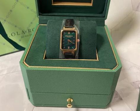 罗拉LOLA ROSE经典复古小绿表，女士...