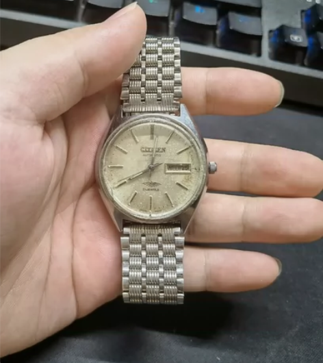 西铁城71-2639旧手表，镜面花不能走，...