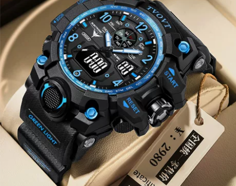 青少年电子手表男学生初高中潮流多功能户外运...