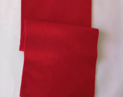 100%羊毛秋冬季保暖时尚百搭大红色经典红...