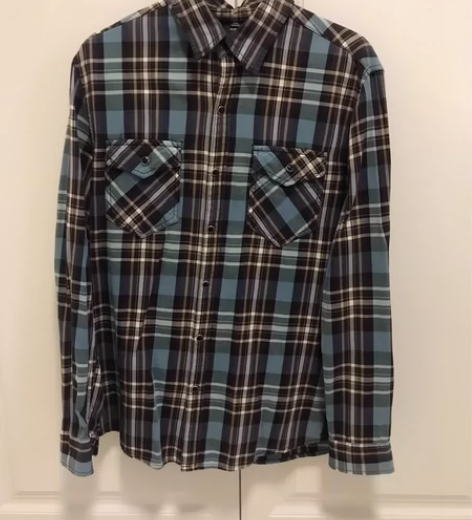 增致牛仔男士衬衫 专柜购入 正品 X L ...
