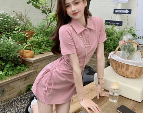 法式别致温柔风连衣裙春装女2023年新款P...