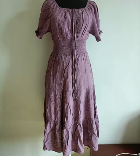 2023夏季新款女装法式赫本风红色连衣裙子...