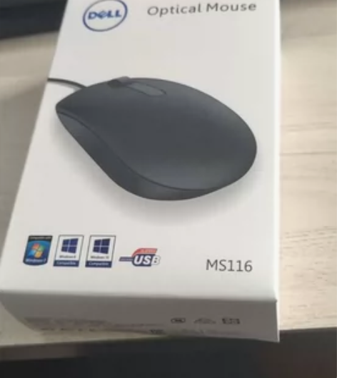 戴尔ms116有线鼠标盒装，线长1.2m ...