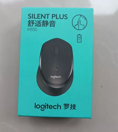 Logitech罗技m330无线超静音鼠标...