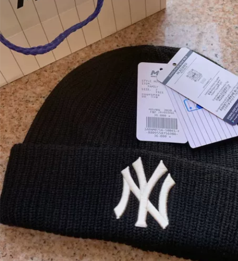 个人闲置未拆封 mlb 毛线帽 冷帽 冬天...