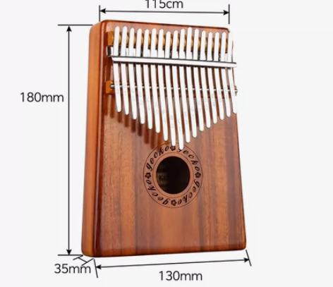 拇指琴卡林巴琴17音初学手指琴女生乐器易学...