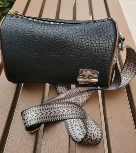 牧仕袋鼠真皮包包女2023新款女士百搭软皮...