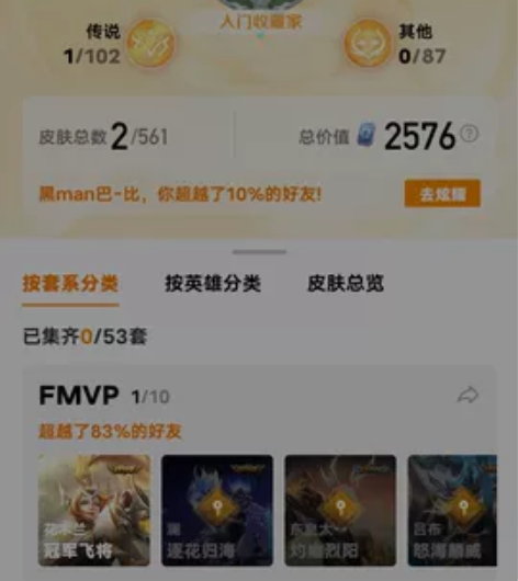 安q王者共号就2个皮肤，有花木兰冠军飞将永...