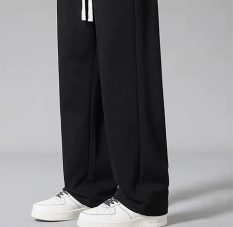 秋冬直筒休闲裤男生卫裤青少年运动裤初中生高...