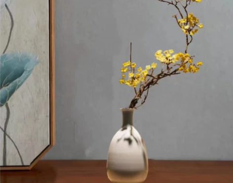 景德镇花瓶摆件客厅插花新中式玄关卧室桌面居...