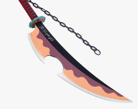 鬼灭之刃cos宇髄天元刀音柱 日轮刀动漫表...