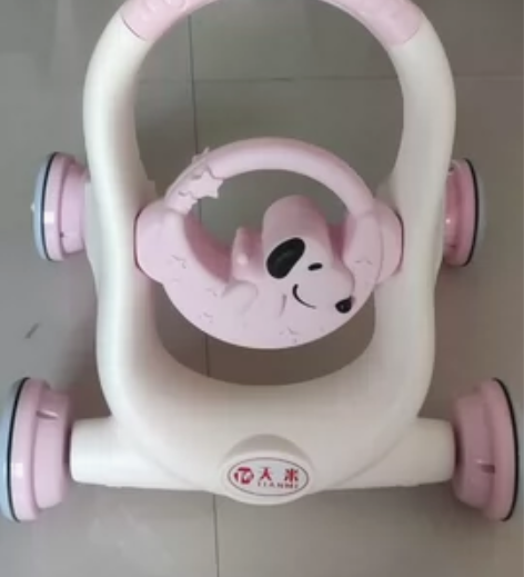 婴儿学步推车。四轮学步推车，实体店里买的，...