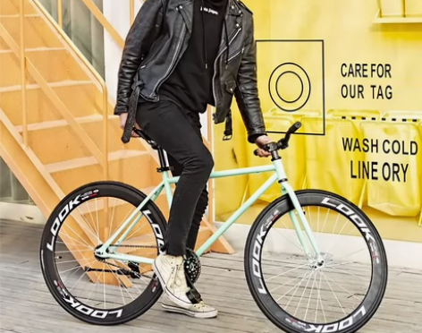 死飞自行车男女实心胎活飞轻便通勤倒刹碟刹单...