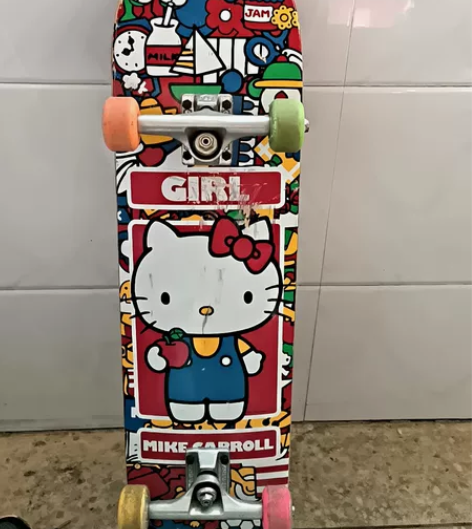 Hello Kitty联名 girl滑板板...