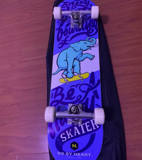 全新滑板 王一博同款 没有用过 一直放着 ...