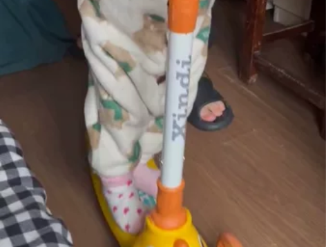 滑板车 就打开看了一下 孩子小用不到 感兴...