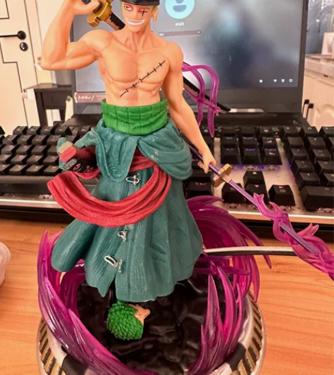 梦幻索隆海贼王航海王动漫周边GK手办景品三...