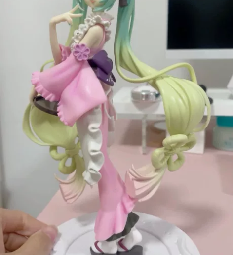 初音未来景品手办 粉色抹茶芭菲异色款 不包...