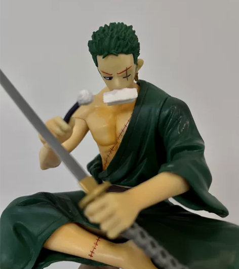 【特价包邮】优品海贼王手办坐姿索隆三千世界...