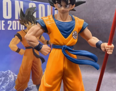 出一个七龙珠手办 孙悟空超级赛亚人 崭新无...