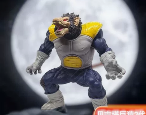 七龙珠手办贝吉塔巨猿2代 尾巴360度旋转...