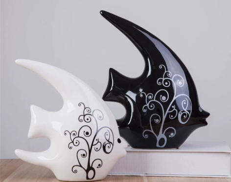 现代简约家居客厅装饰品摆件发财树北欧桌面酒...