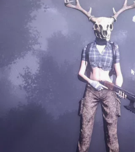 死亡边境2 退游出号绝版时装鹿头号  50...