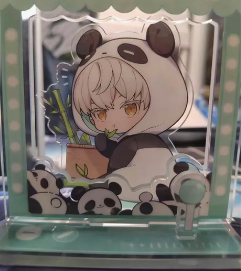 光与夜之恋 齐司礼大熊猫联动 q版立牌 已...