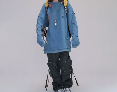 ?UNVESNO 宽松圆领卫衣男女春秋薄款...