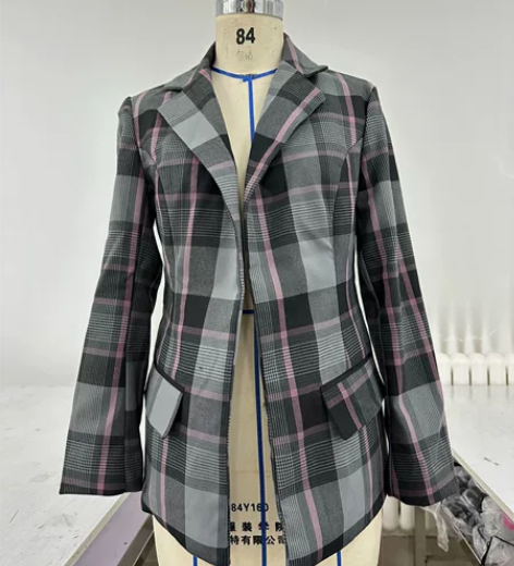 出服装设计女西服样衣，附赠CAD样板 感兴...