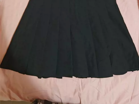 包邮，超级新。弹力高腰半身裙女胖妹妹遮胯显...