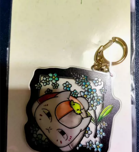 【出】夏目友人帐 上海展 猫咪老师 钥匙圈...