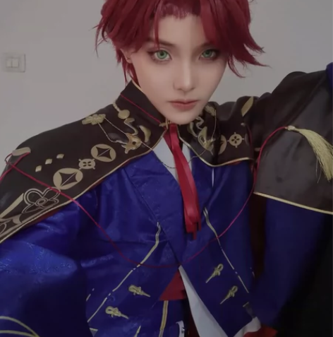 【出租】代号鸢 孙权cos服 孙权 假发自...