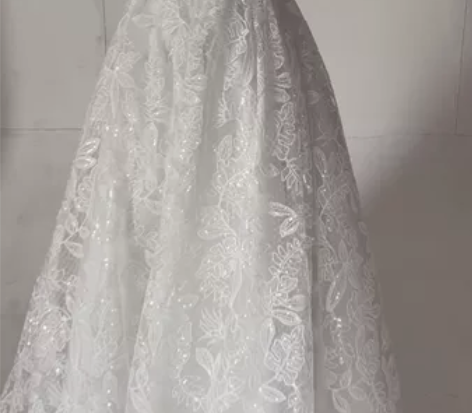 极简风婚纱 无拖尾无裙撑无袖 轻法式复古风...