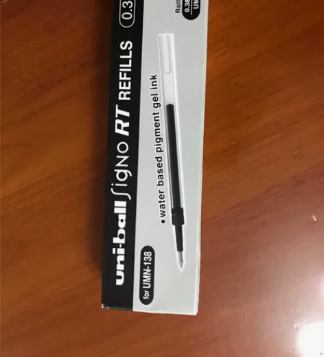 3支日本三菱中性笔笔芯 黑 0.38 全新...