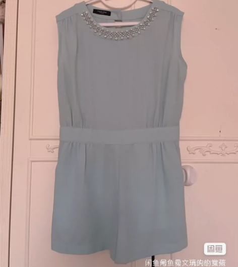 #宽松裤子 佩吉雪纺连体短裤，m码，衣长7...