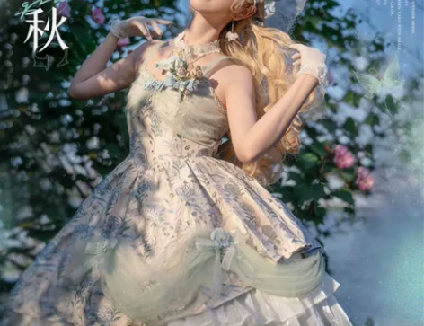 清秋洛丽塔（有纱版）Urtto，只有一个小...