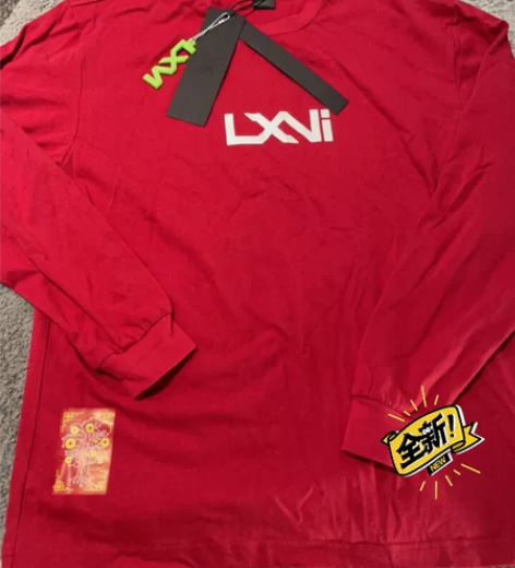 LXVI Black Lux 潮牌新年限量长袖Tee胸围56...