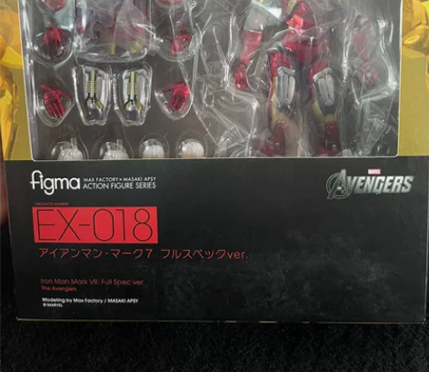 正版figma豪华版钢铁侠mk7 可动手办...