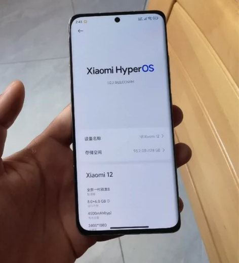 小米12 全原装 95新  8+128 已...