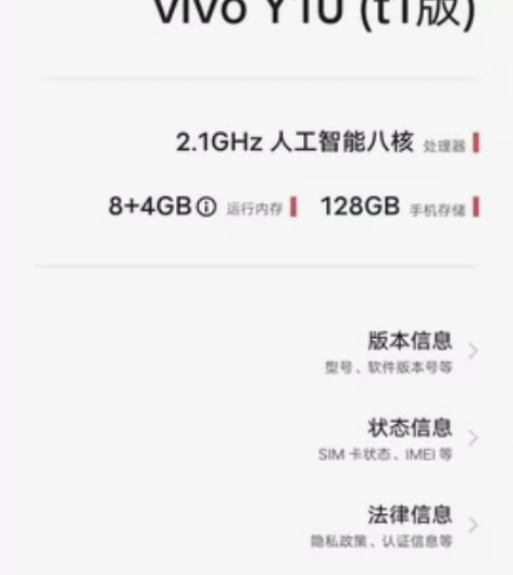 ?vivoy10t1版     12+12...