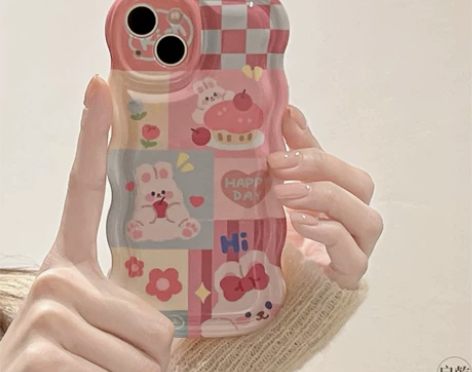 波浪边可爱甜品兔子opporeno9pro...