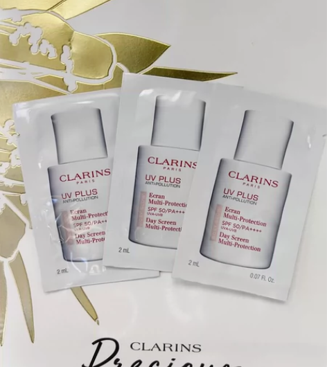 娇韵诗清透防晒乳（润粉色）旧版2ml 24...